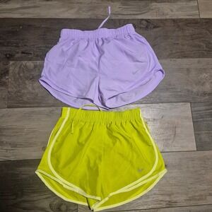 Nike Womens Tempo Luxe Running Shorts Purple CU8890-512 Yellow CU8890-372 Small